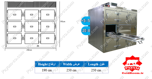 سردخانه جسد 9 کشو