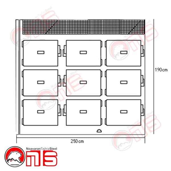 سردخانه بیمارستانی نه کابین